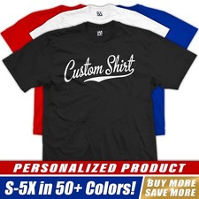 Youth Custom Script T-Shirt Personalized Sports Jersey Girls Boys Kids Tee Shirt
