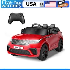   Kids Ride On Car with Remote Licensed Land Rover Kids Electric Car for Kids 3-8