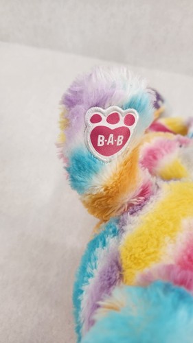 Peluche Build-A-Bear Pastel Arco Iris Rayas Conejo 16 Pulgadas Dulce Primavera 2018 - Imagen 7 de 9