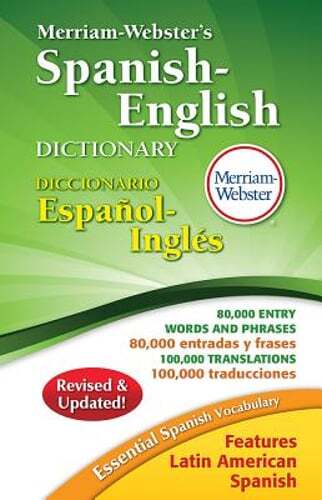 Merriam-Webster's Spanish-English Dictionary by Merriam-Webster Inc: Used - Picture 1 of 1