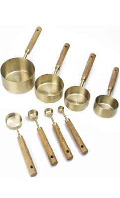Measuring Cups And Spoons, Set Of 8.
