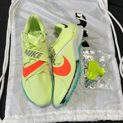 Nike Air Zoom Elite Long Jump Barely Volt 9.5 Men / 10.5 Women Hyper Orange 2021