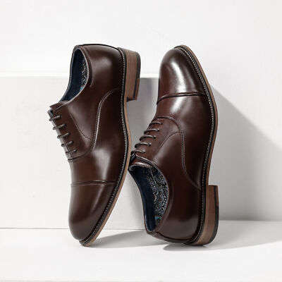 Men's Oxford Shoes Formal Casual Shoes Lace up Wedding Shoes Size 