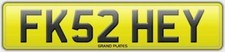 FK52 HEY FK INITIALS HELLO HI REGISTRATION CHERISHED NUMBER PLATE ASSIGNED FREE