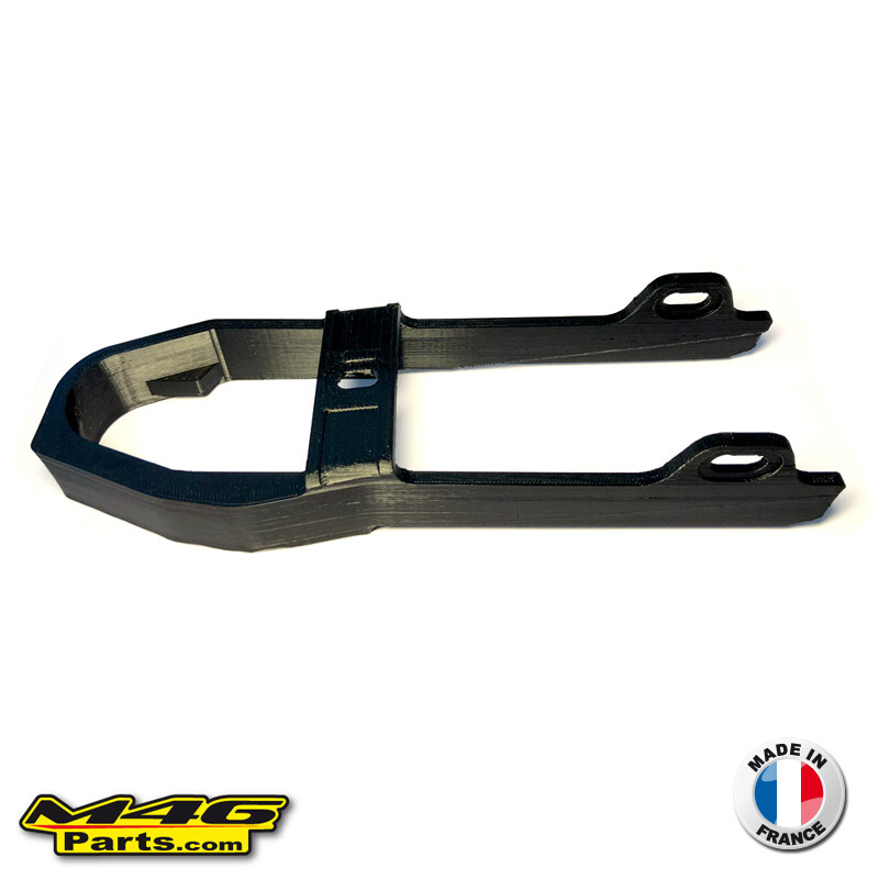 Patin de chaine Honda CR 250 pour la restauration de motocross vintage en atelier