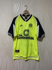 BORUSSIA DORTMUND 1995 1996 HOME SHIRT JERSEY NIKE sz M MEN DEUTSCHER MEISTER