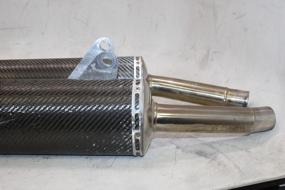 1998 DUCATI MONSTER 900 EXHAUST PIPE MUFFLER SLIP ON CAN SILENCER PAIR REMUS — 第 4/4 张图片