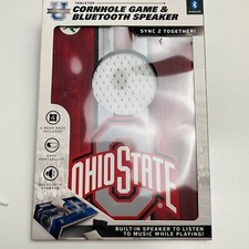 Ohio State Buckeyes Table Top CornHole Game Bluetooth Speaker NEW