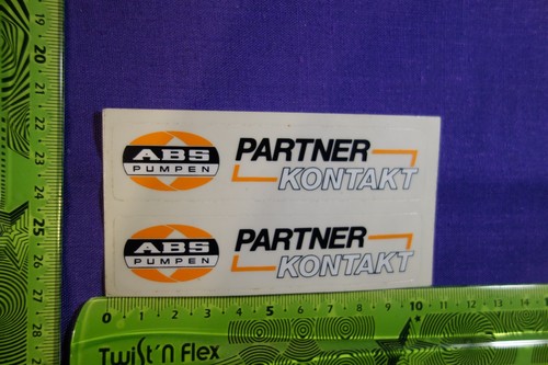 Alter Aufkleber ABS Pumpen PARTNER KONTAKT