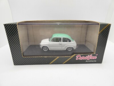 Fiat 600D White And Green ART 316. 1/43 Detail Cars Platinum