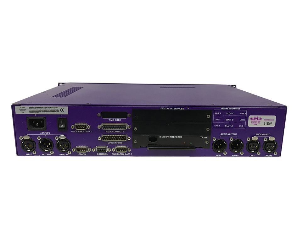 CCS Musicam Prima LT Plus Audio Codec with ISDN S/T Interface Card TA2