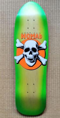 AMERICAN NOMAD BILL DANFORTH Skateboard Deck Skull & Cross Bones Unused from JP