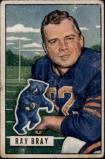 1951 Bowman #50 Ray Bray