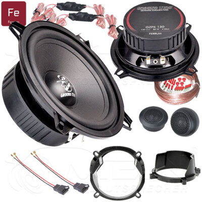 GROUND ZERO LAUTSPRECHER für VOLVO V40 I Typ V 1996-2004 Front Tür 140W #B182