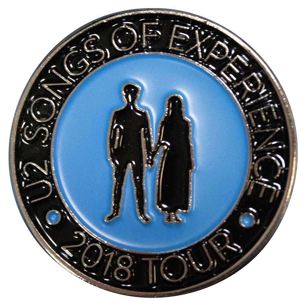 OFFICIAL U2 SONGS OF EXPERIENCE 2018 CONCERT TOUR PIN BADGE BONO THE EDGE NOS!
