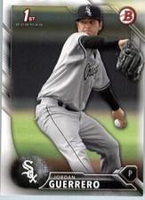 2016 Bowman Prospects #BP41 Jordan Guerrero Chicago White Sox