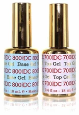 DND DC Duo Top Coat 700 &  Base Coat 800 Soak Off Gel Polsh 2021