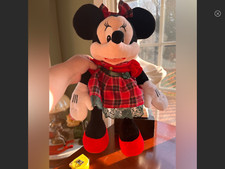 Minnie Mouse Plush 16  Doll Disney Parks Authentic Original Stuffed Animal Toy