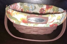 Longaberger RARE 2008 Dresden Basket complete set MINT FREE SHIPPING!