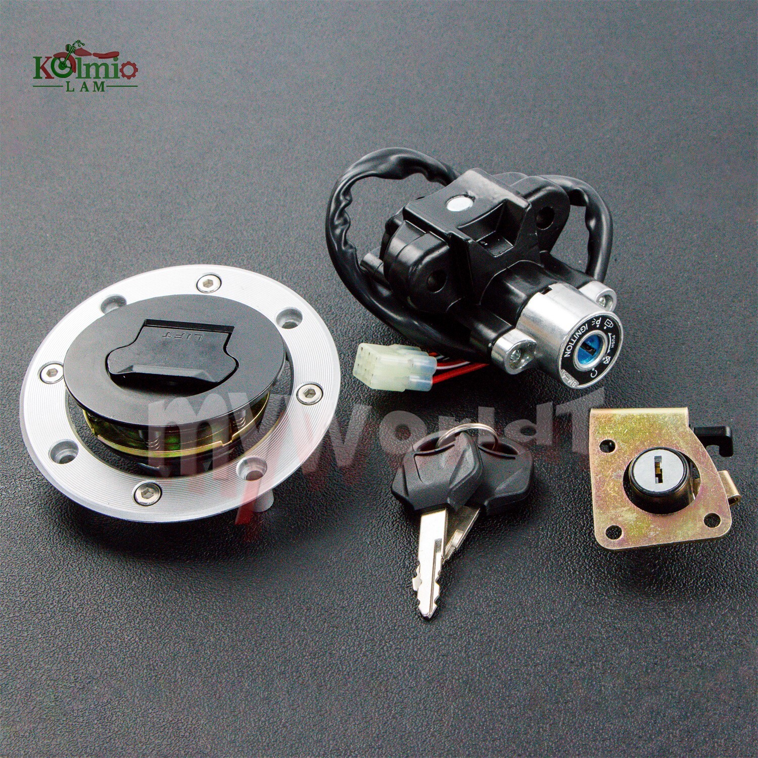 Bouchon de gaz étanche et contacteur d'allumage pour Suzuki GSX1000