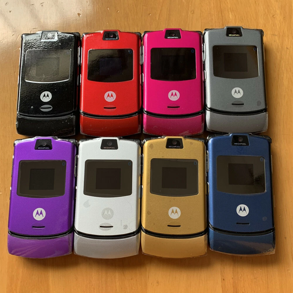 Façade / Coque Avant Motorola V3 / V3c / V3i - Aluminium Noir (Neuve)