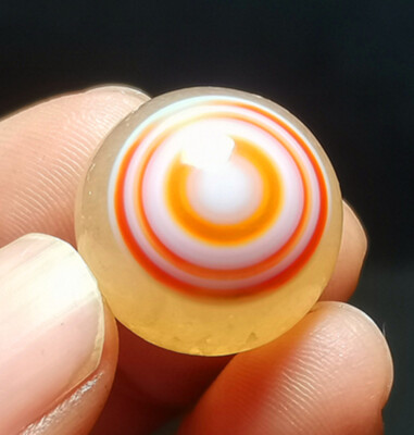 TOP 10.0G Natural Gobi agate eyes Agate BALL/Stone Madagascar WYY2467