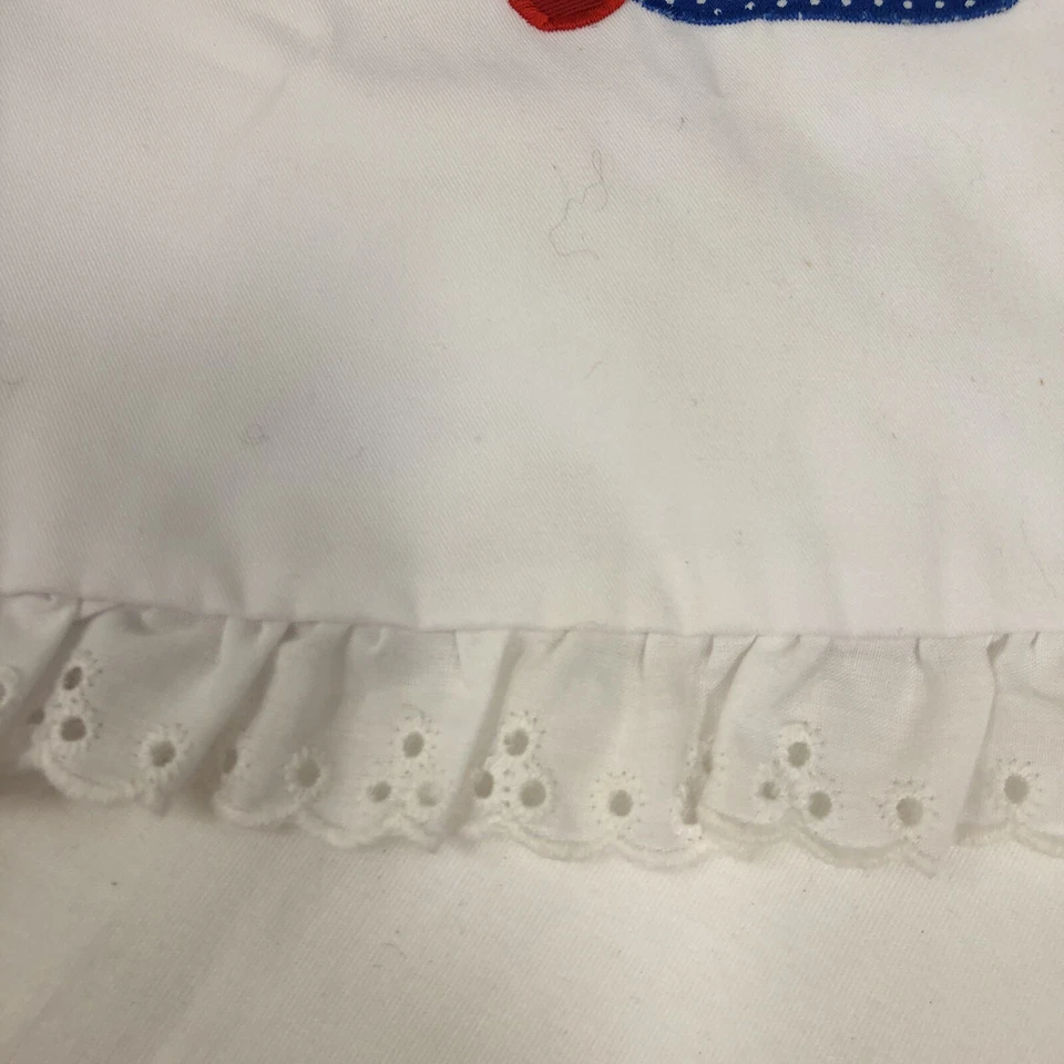 Payaso Cumpleaños Vintage INFANTE BEBÉ MAMELUCO JUMPER BORDADO Rima Infantil Foto 4 de 4