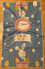 Bib 12" Neck Pull Over Head T-Shirt Special Needs Drool polyester towel easter