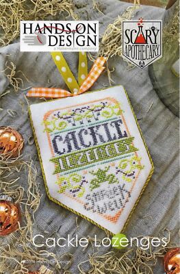 Cackle Lozenges - Scary Apothecary by Hands On Design cross stitch pattern