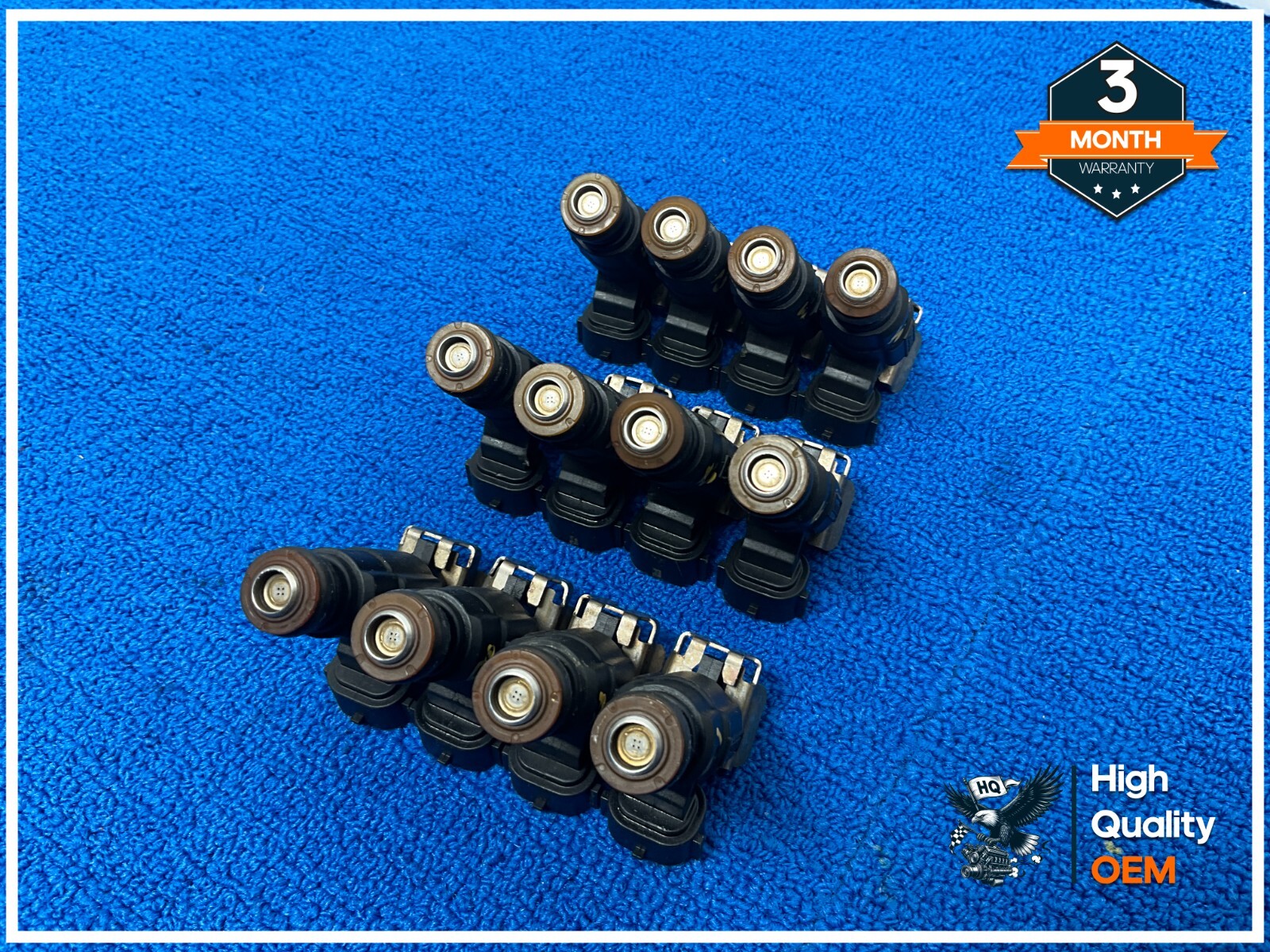 2007 - 2010 BENTLEY CONTINENTAL GTC ENGINE FUEL INJECTOR SET OF 12 OEM