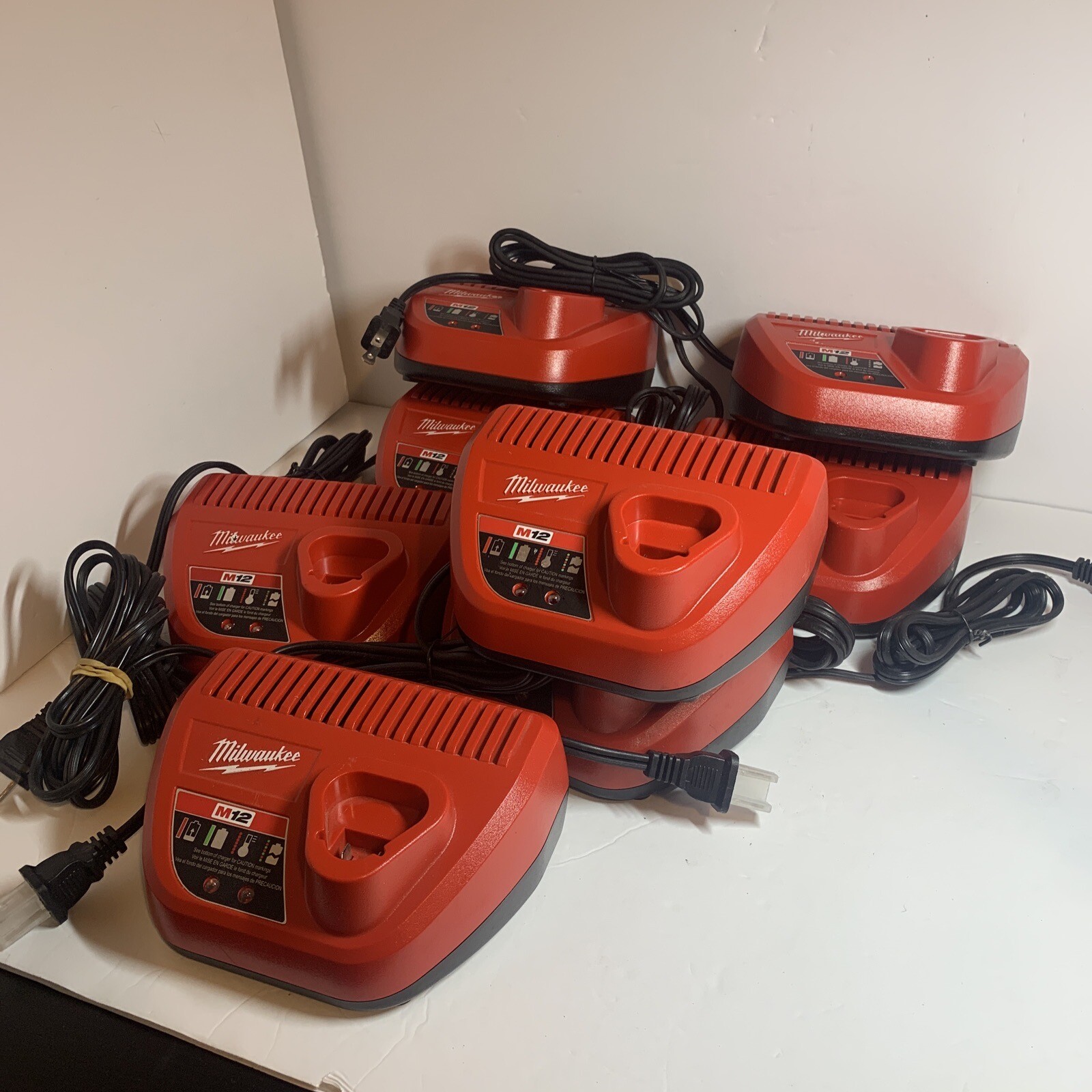 Milwaukee M12 Battery Charger (EACH 6) 818286274554 eBay