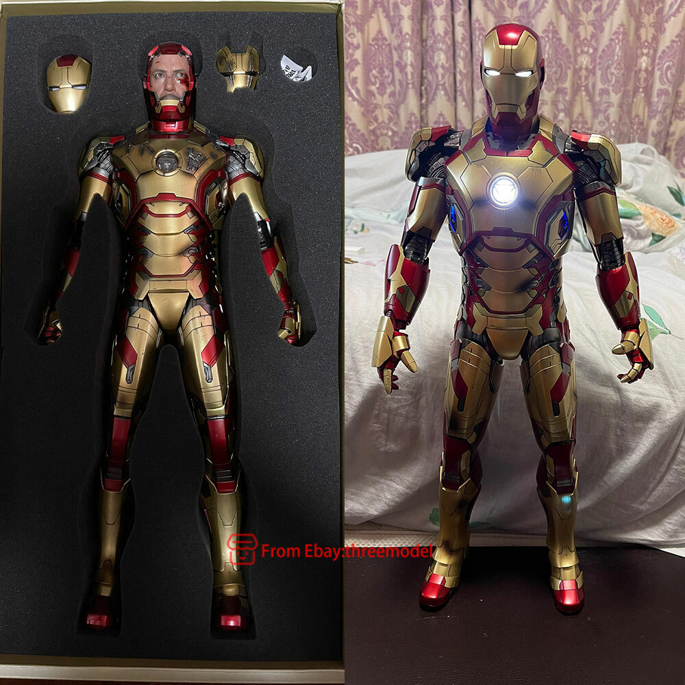 Hot Toys HT QS008 1/4 Iron Man 3 Mark42 MK42 DX Ver Action
