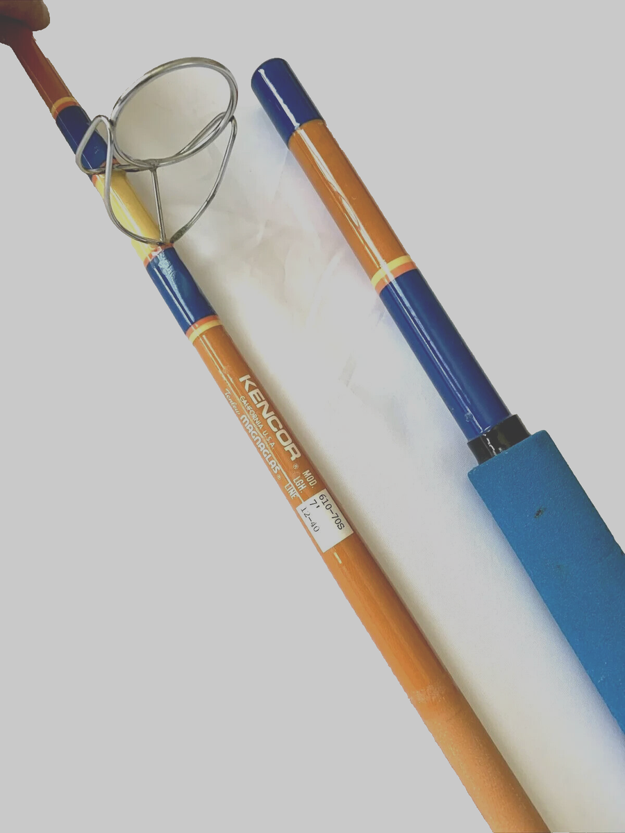 Rare Kencor 610-70S 7' Tenlew Magnaglas 12-40Lb Spinning Fishing