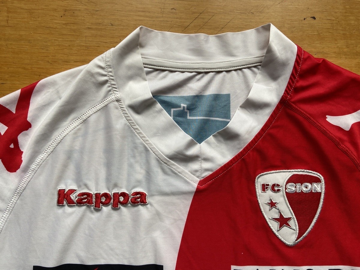 Sion Extérieur Maillot de foot 2010 - 2011. Sponsored by Pam