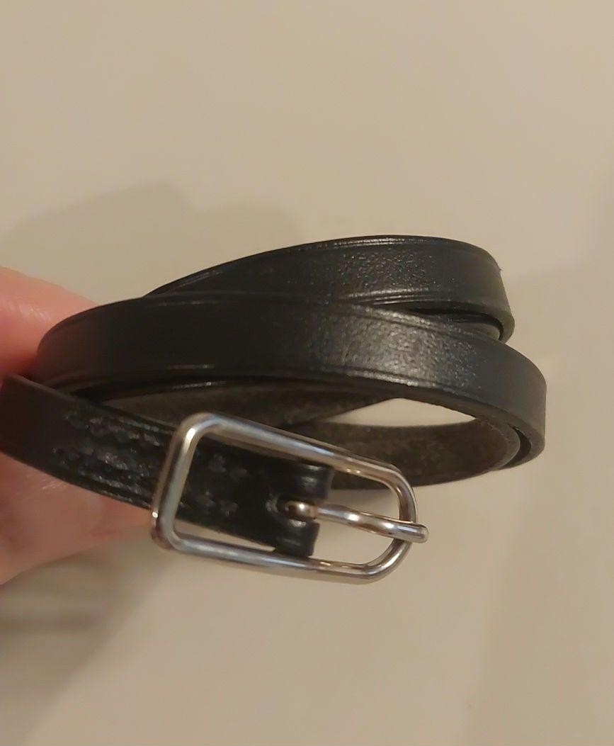 Hermes Leather Bracelet Pre-Owned No Box 7-8 Inch Luxury Jewelry Accessory