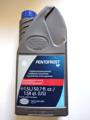 Pentosin Pentofrost NF 8114117 Engine Coolant Antifreeze Concentrate 1.5L Blue