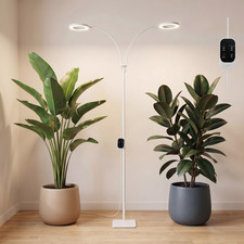 Full Spectrum LED Auto Timer Plant Light w/ Stand Grow Light for Indoor Plants