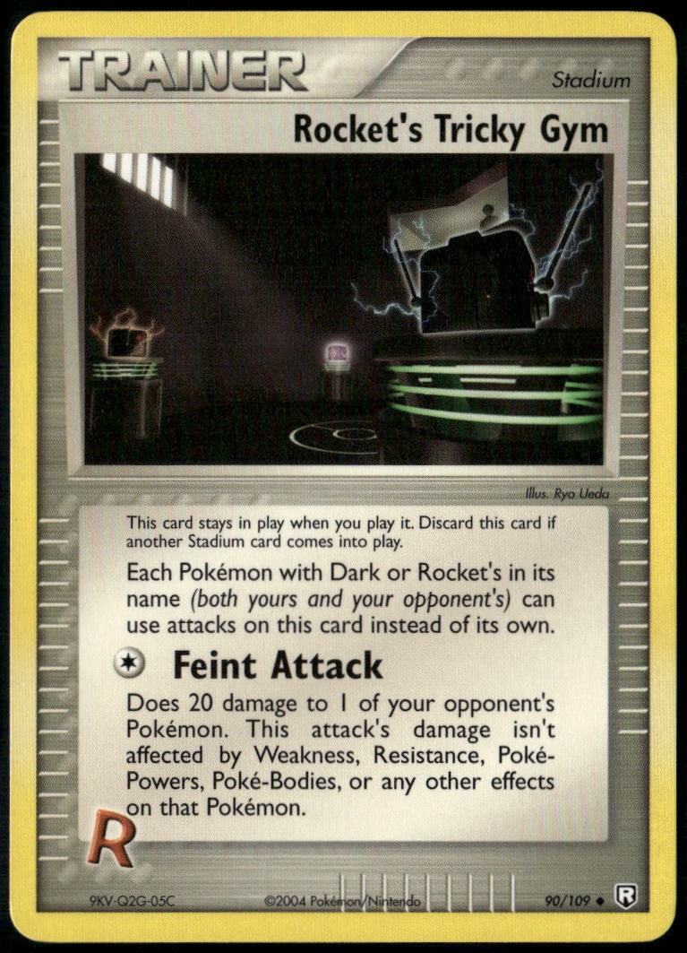 Rocket's Tricky Gym 90/109 Uncommon Team Rocket Returns NM Pokemon Card