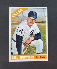 SHARP 1966 Topps HIGH NUMBER #590 Bill Skowron SHORT PRINT - Chicago White Sox !