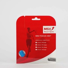 MSV Co Focus Tennis String Set 1.18mm - Sky Blue