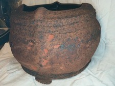 Charles Gluskoter Studio Art Pottery Swirl Vase Volcano Crusty Mud Glaze, Oregon