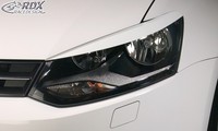 RDX Scheinwerferblenden Set BöSer Blick FüR VW Polo 6R 6C 2009-2017