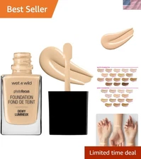 Soft Beige Dewy Foundation Cream - , Cruelty-Free Makeup Must-Have