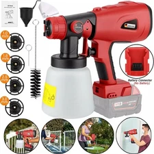 High Pressure Cordless Paint Sprayer Electric Spray Gun For Milwaukee Battery