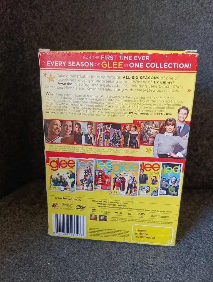 Glee: The Complete Series DVD Box Set - 36 Disc Set - Seasons 1-6 Region 4 - image 3 of 4
