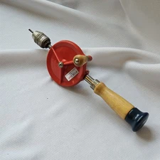 Vintage Hand Drill, Nylon Gears, Egg Beater Style, SEARS, Made In USA