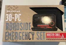 New Firestone emergency Roadside kit.  30-pc Car Kit