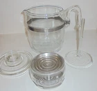 Vintage Pyrex Flameware 7759 B Glass Percolator Coffee Pot 9 Cup Complete