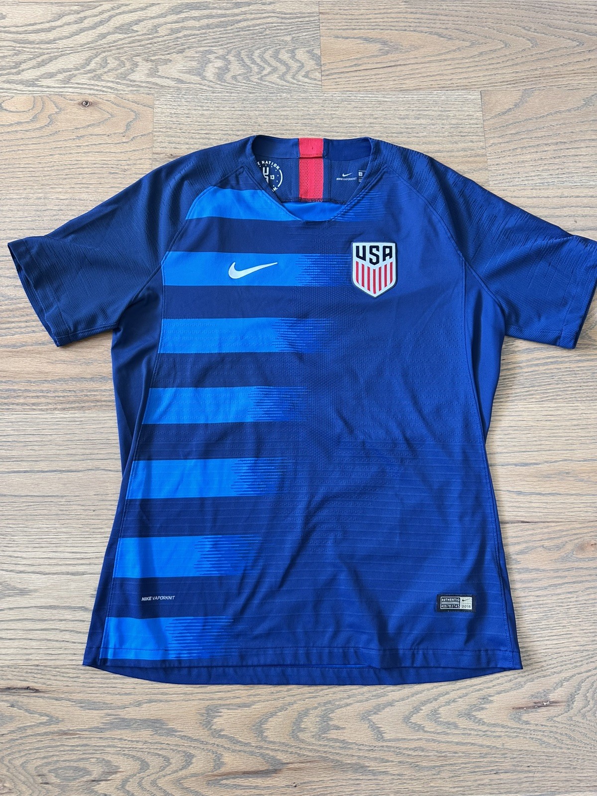 USA USMNT Away 2018 Nike Soccer Jersey Authentic Size L