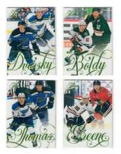 2025-26 FLAIR HOCKEY IMAGE B VARIANT LOT (4) #/349 DVORSKY, BOLDY, THOMAS, +